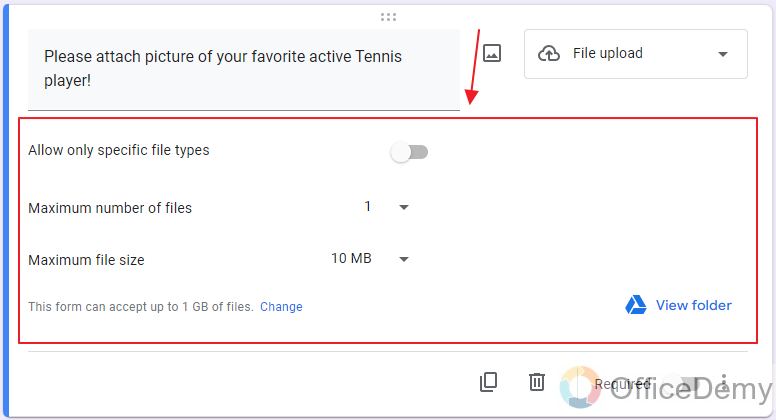 Does google forms allow attachments 17