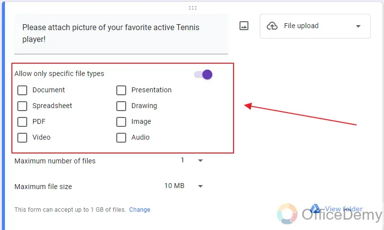 Does google forms allow attachments 18