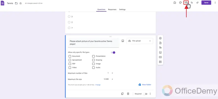 Does google forms allow attachments 26