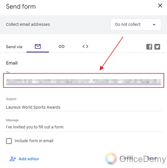 How do I send a google form to a group or multiple emails 26
