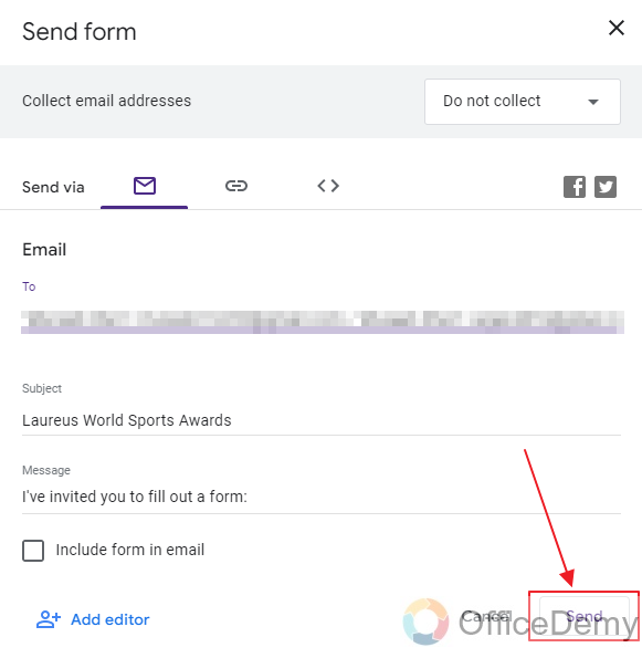 How do I send a google form to a group or multiple emails 27
