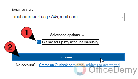 How to Add Email Account to Outlook 10