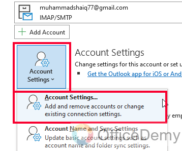 How to Add Email Account to Outlook 16