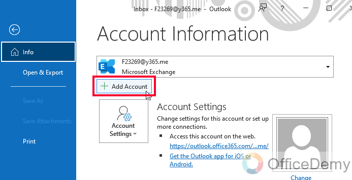 How to Add Email Account to Outlook 3