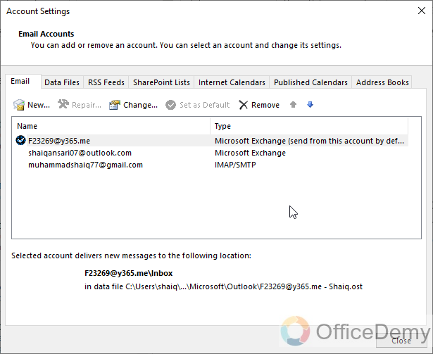 How to Add Email Account to Outlook 20
