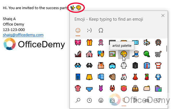How to Add Emoji to Outlook Email 7