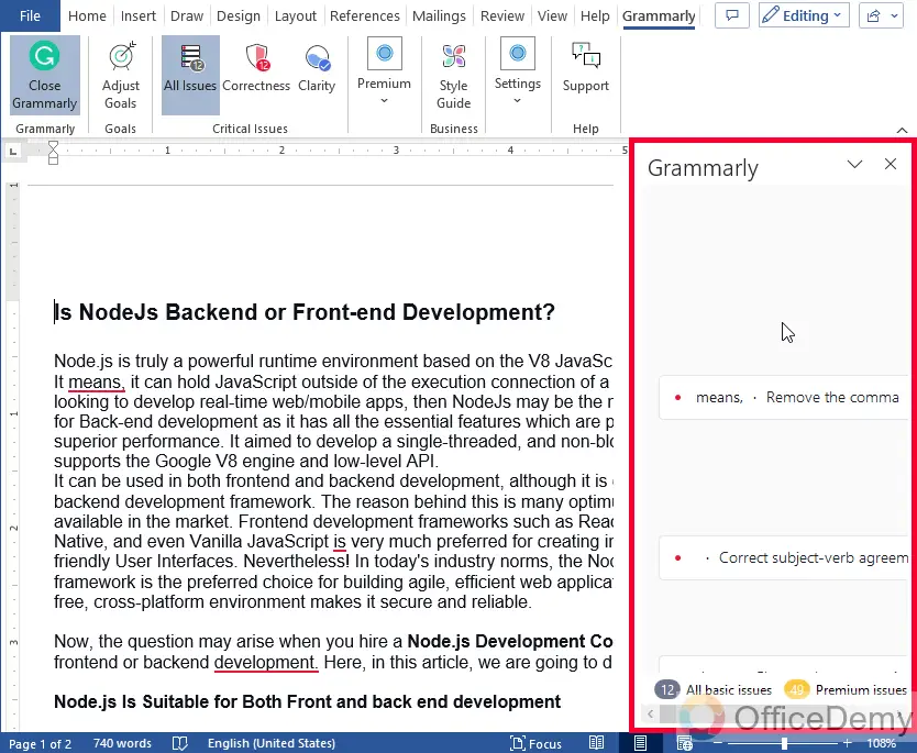 How to Add Grammarly to Microsoft Word 17