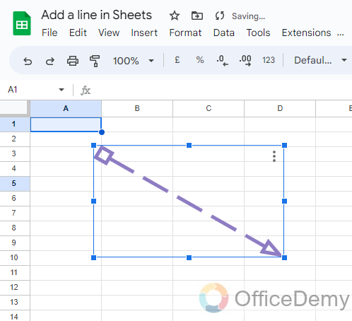 How to Add a Line in Google Sheets 13