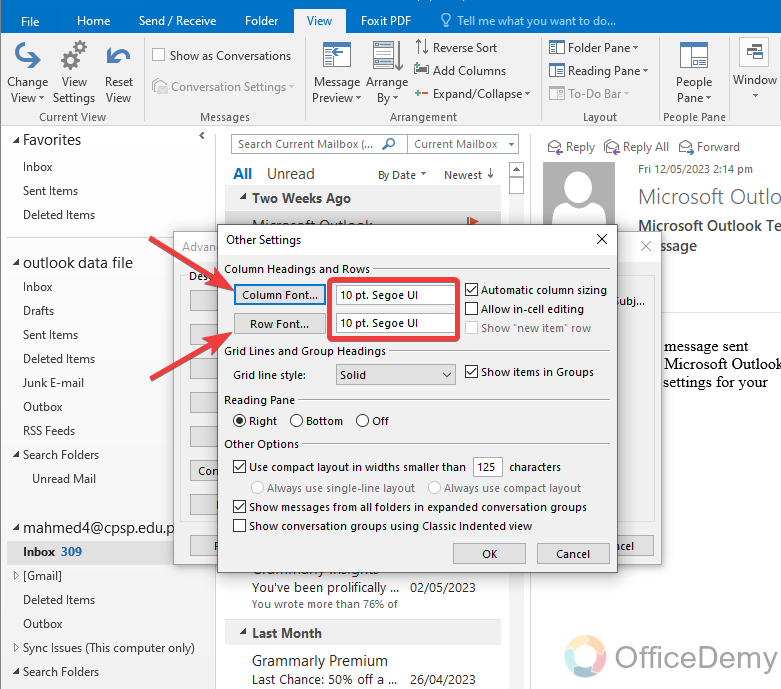 How to Change Font Size in Outlook Email 5