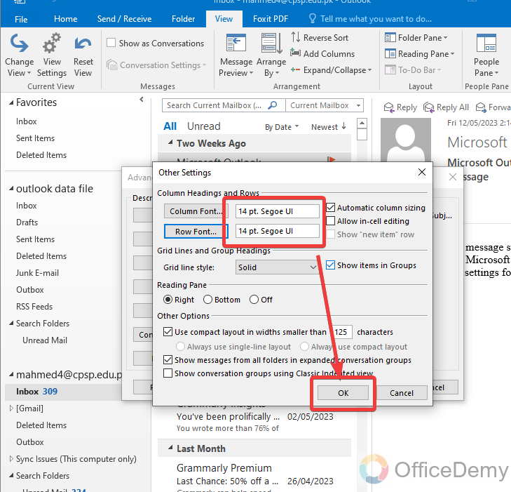 How to Change Font Size in Outlook Email 7