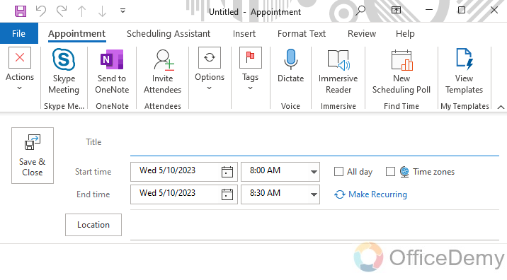 How to Change Timezone in Outlook 9