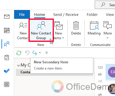 How to Create Distribution List in Outlook 11