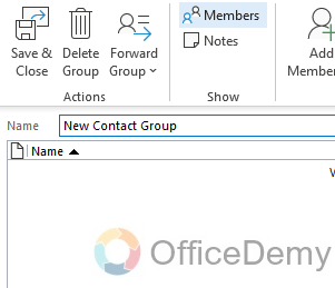 How to Create Distribution List in Outlook 12