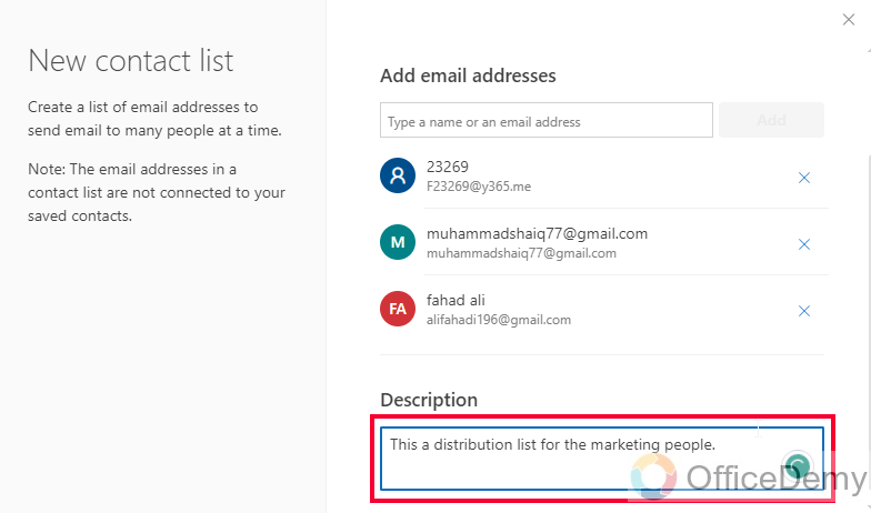 How to Create Distribution List in Outlook 20