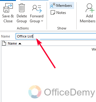 How to Create Distribution List in Outlook 4