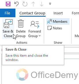 How to Create Distribution List in Outlook 8