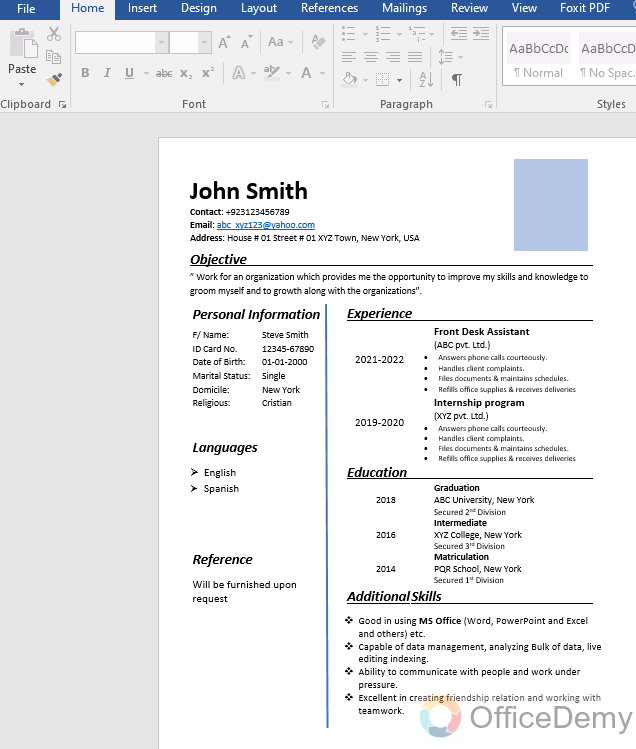 How to Create a Microsoft Word Template 3