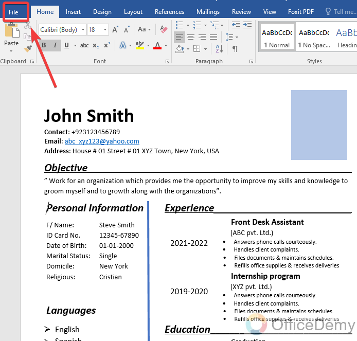 How to Create a Microsoft Word Template 4