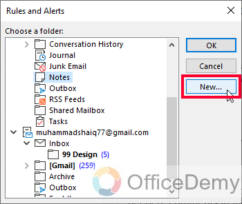 How to Create a Rule in Outlook 7