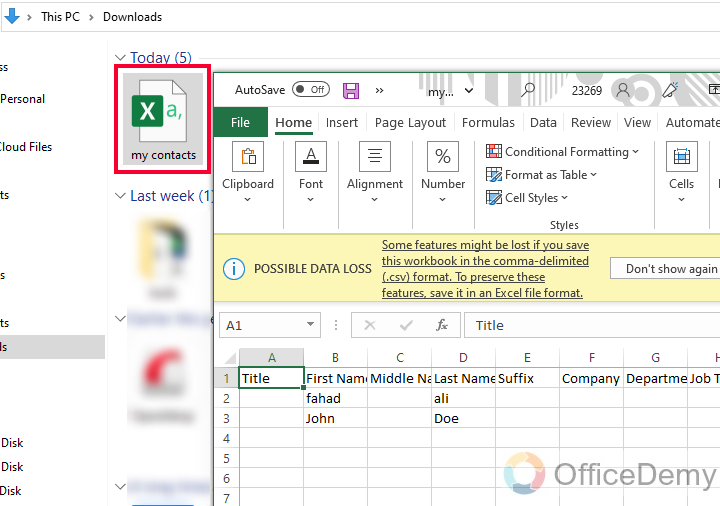 How to Export Outlook Contacts to Excel 13