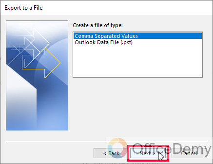 How to Export Outlook Contacts to Excel 6