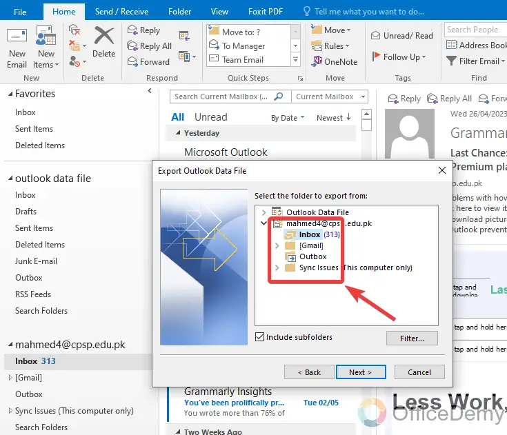 How to Export Outlook Emails 13