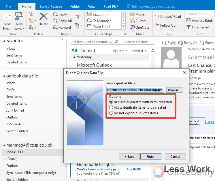 How to Export Outlook Emails 17