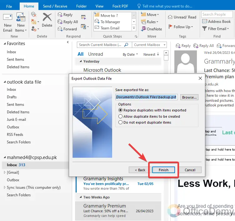 How to Export Outlook Emails 18