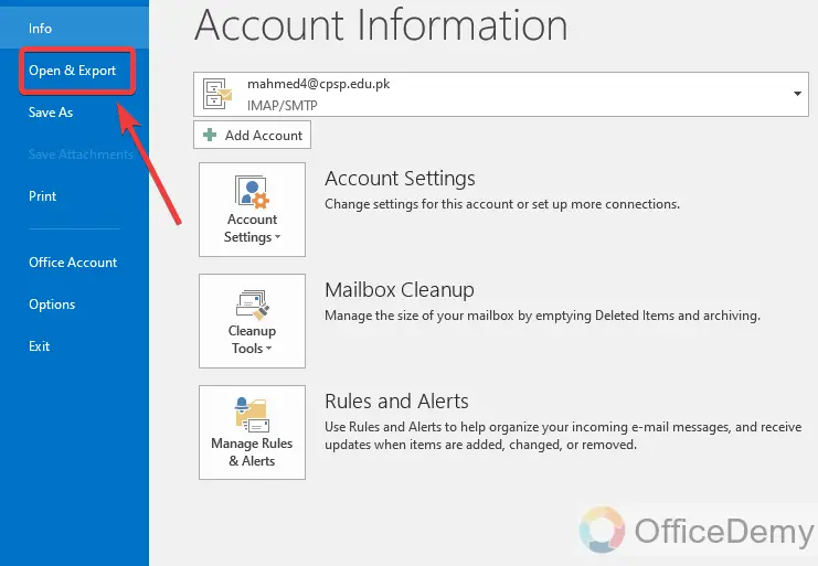 How to Export Outlook Emails 7