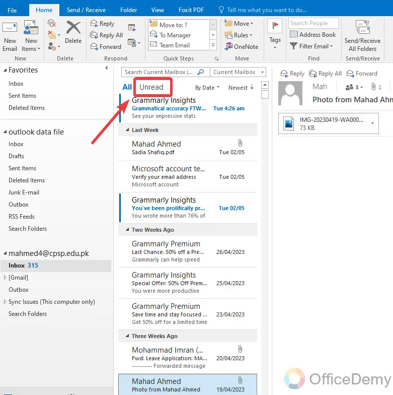 How to Filter Emails in Outlook 11