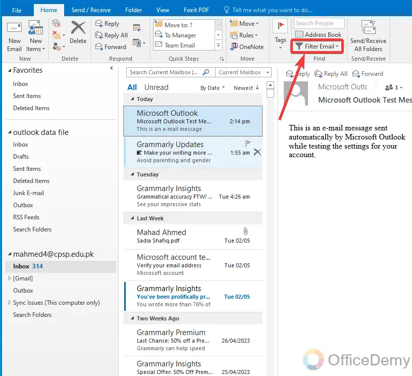 How to Filter Emails in Outlook 13