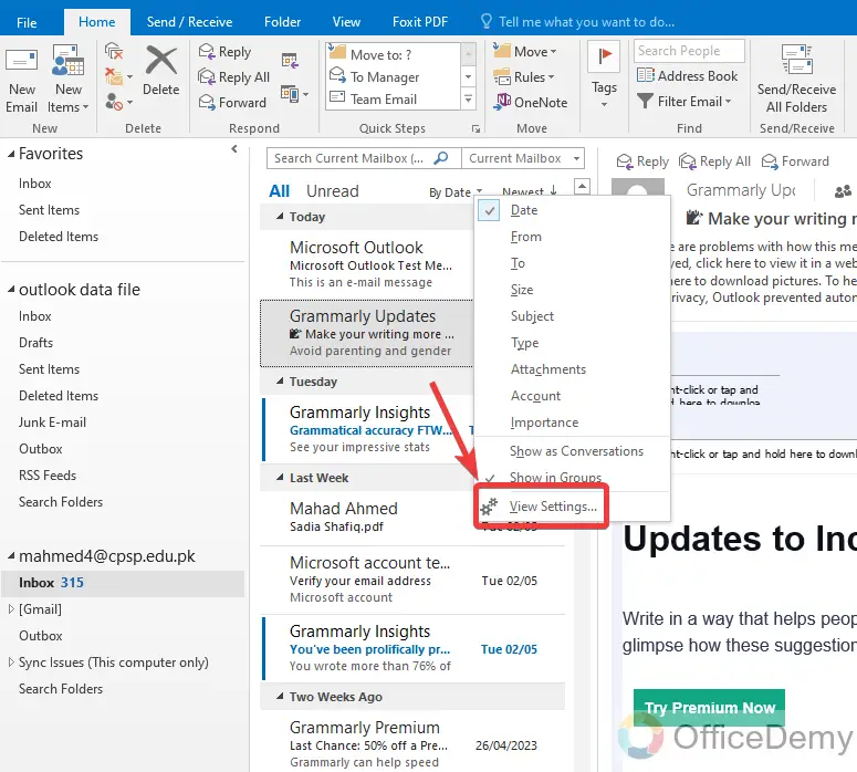 How to Filter Emails in Outlook 5