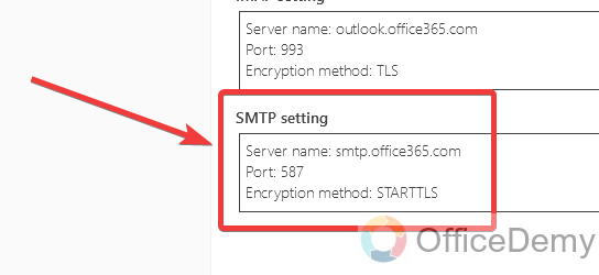 How to Find SMTP Port Number in Outlook 365 19