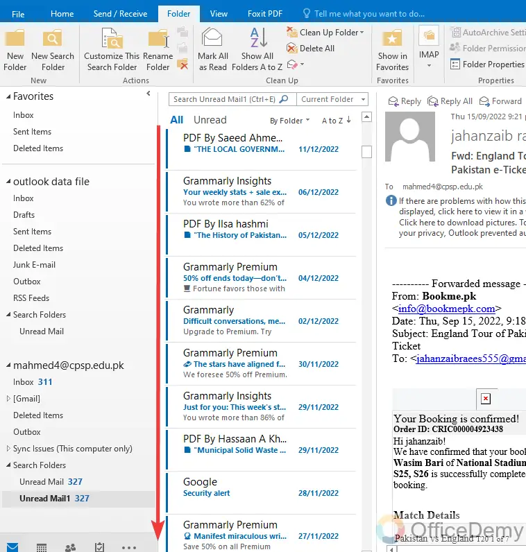 How to Find Unread Emails in Outlook 13