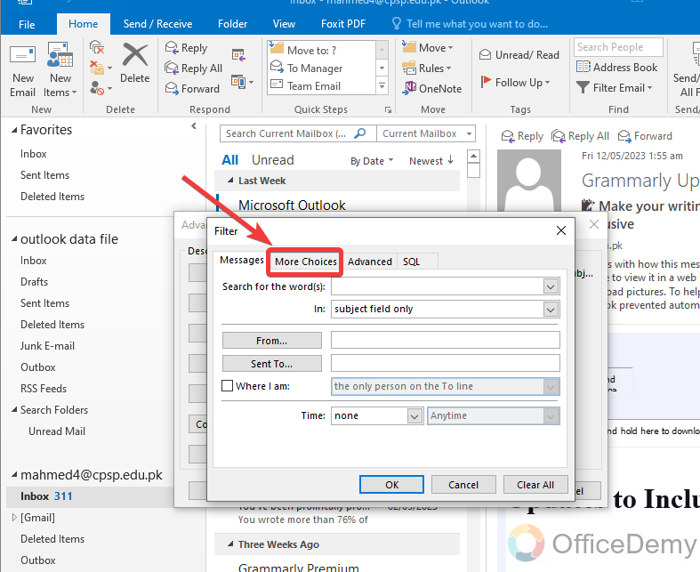How to Find Unread Emails in Outlook 17