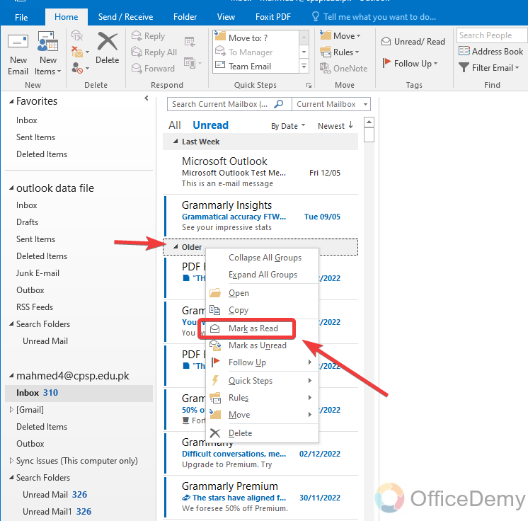 How to Find Unread Emails in Outlook 23