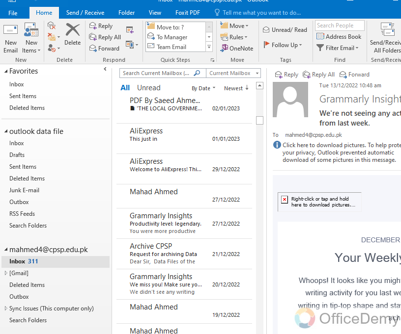 How to Find Unread Emails in Outlook 8