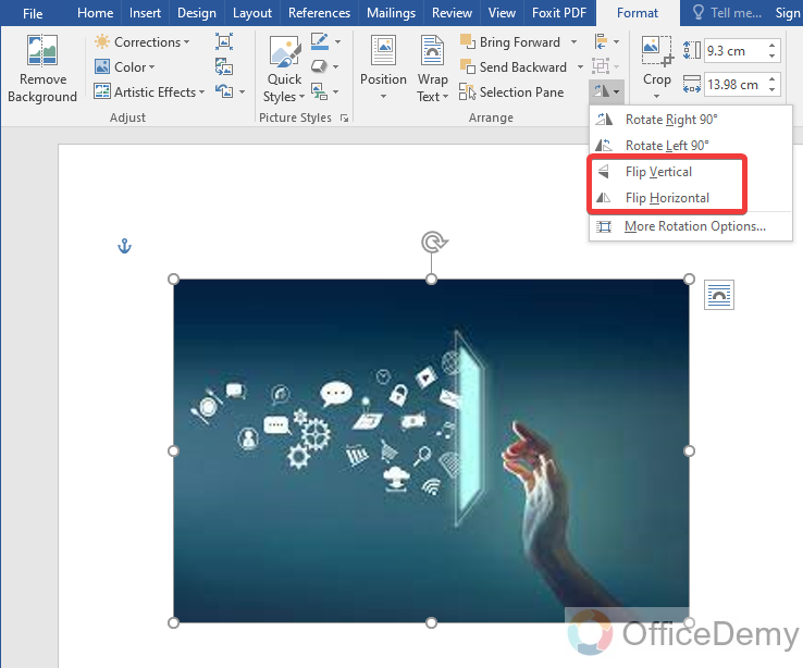 How to Flip an Image in Microsoft Word 5
