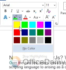 How to Highlight in Microsoft Word 11