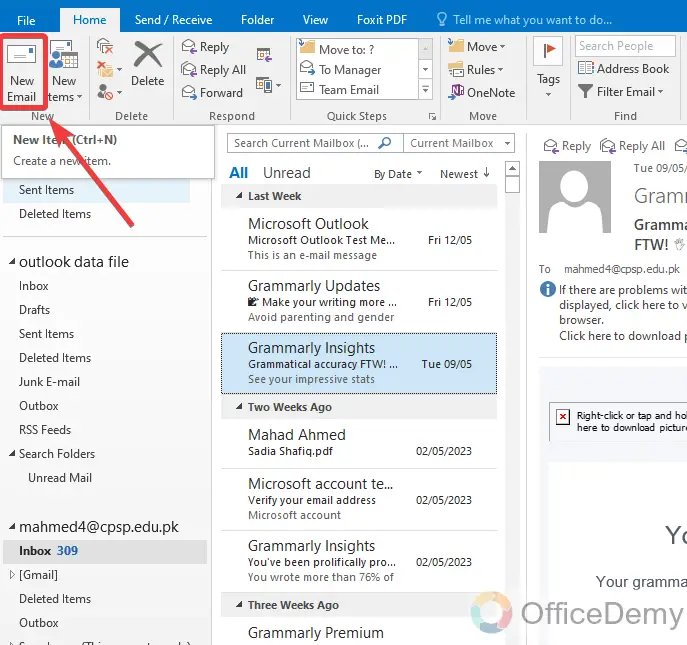 How to Hyperlink in Outlook 10