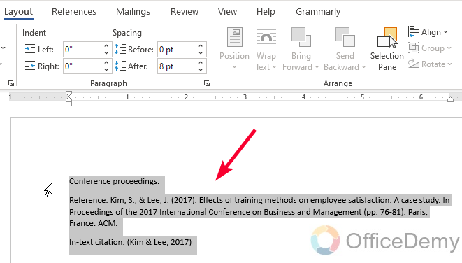 How to Indent Citations on Microsoft Word 1