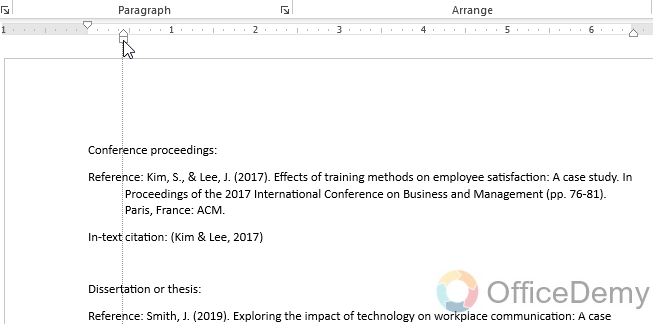 How to Indent Citations on Microsoft Word 3