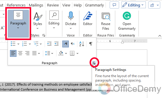 How to Indent Citations on Microsoft Word 7