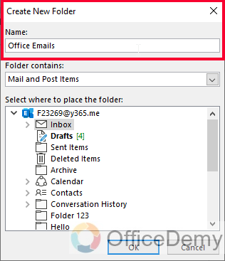 How to Make Folders in Outlook 9
