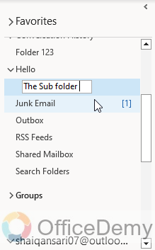 How to Make Folders in Outlook 16