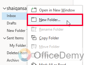 How to Make Folders in Outlook 3