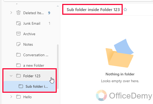 How to Make Folders in Outlook 27