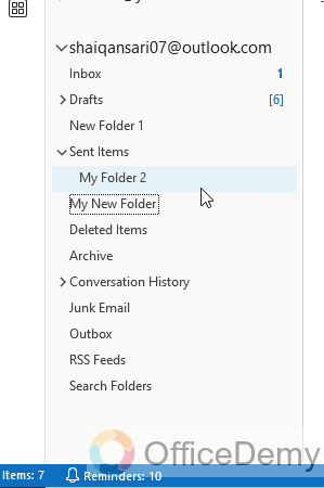 How to Make Folders in Outlook 5