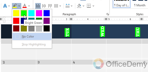 How to Make a Calendar in Microsoft Word 9