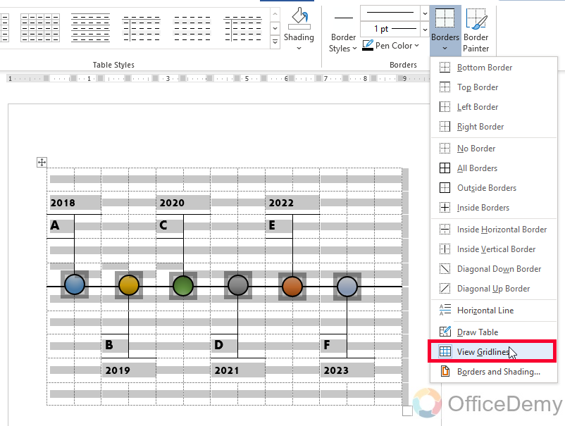 How to Make a Timeline in Microsoft Word 17